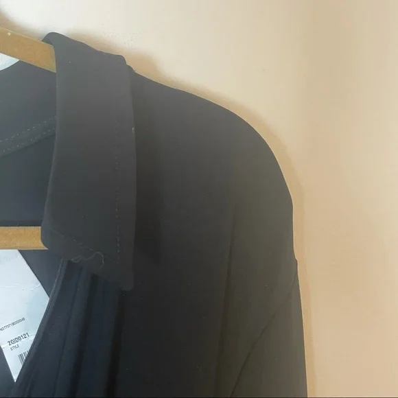 NY Collection Wrap Black Maxi Dress Size 3X - Picture 4 of 11